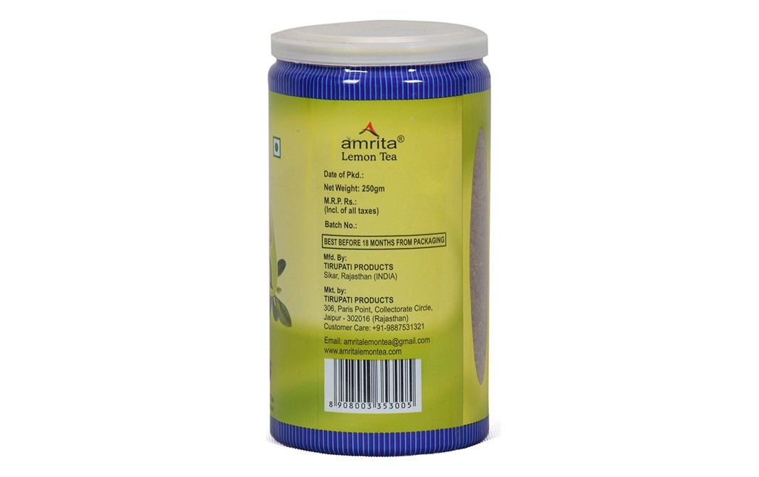 Amrita Lemon tea Lemon Herbal Tea    Jar  250 grams